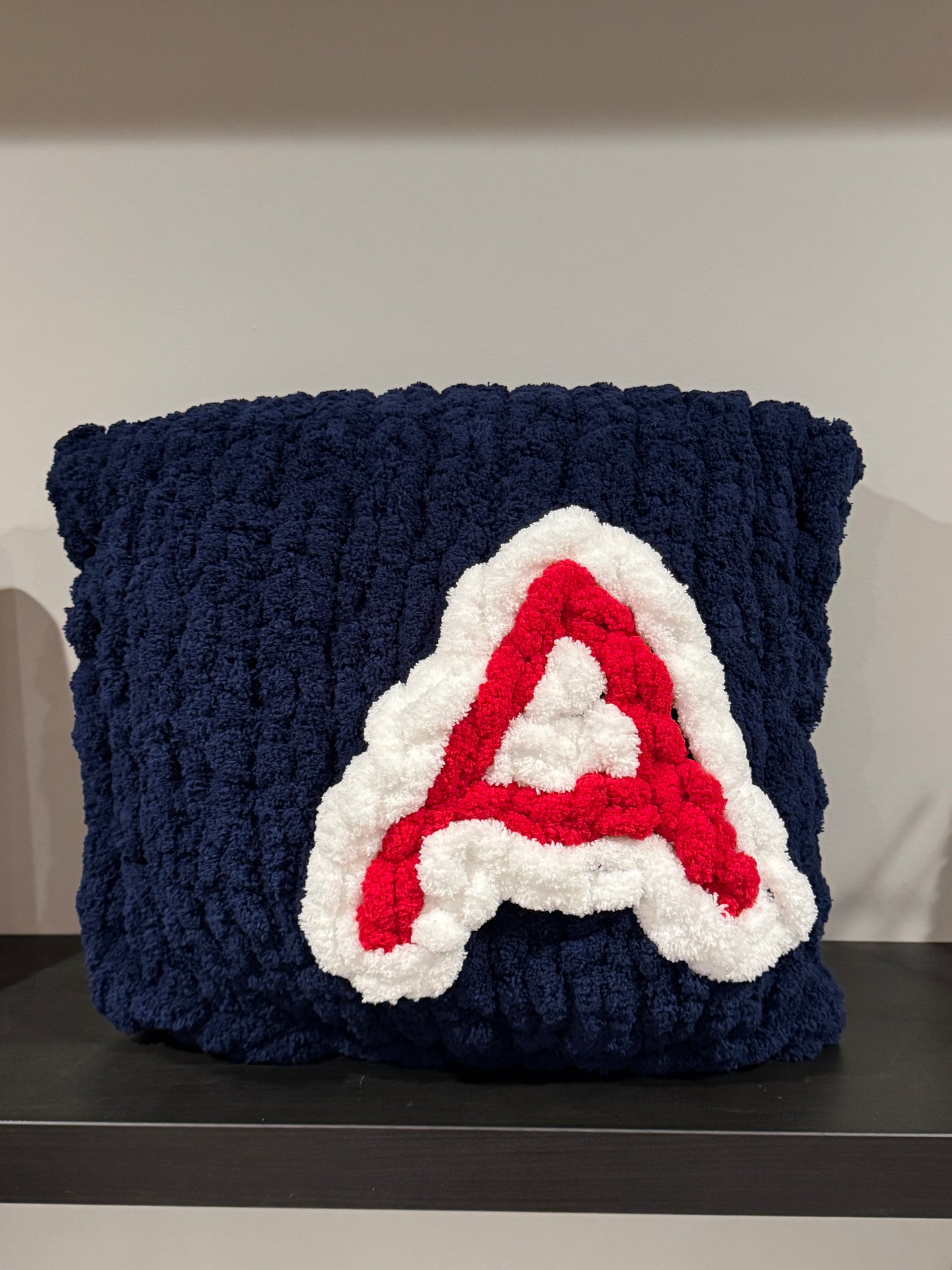 Hand Woven Pillow with Logo