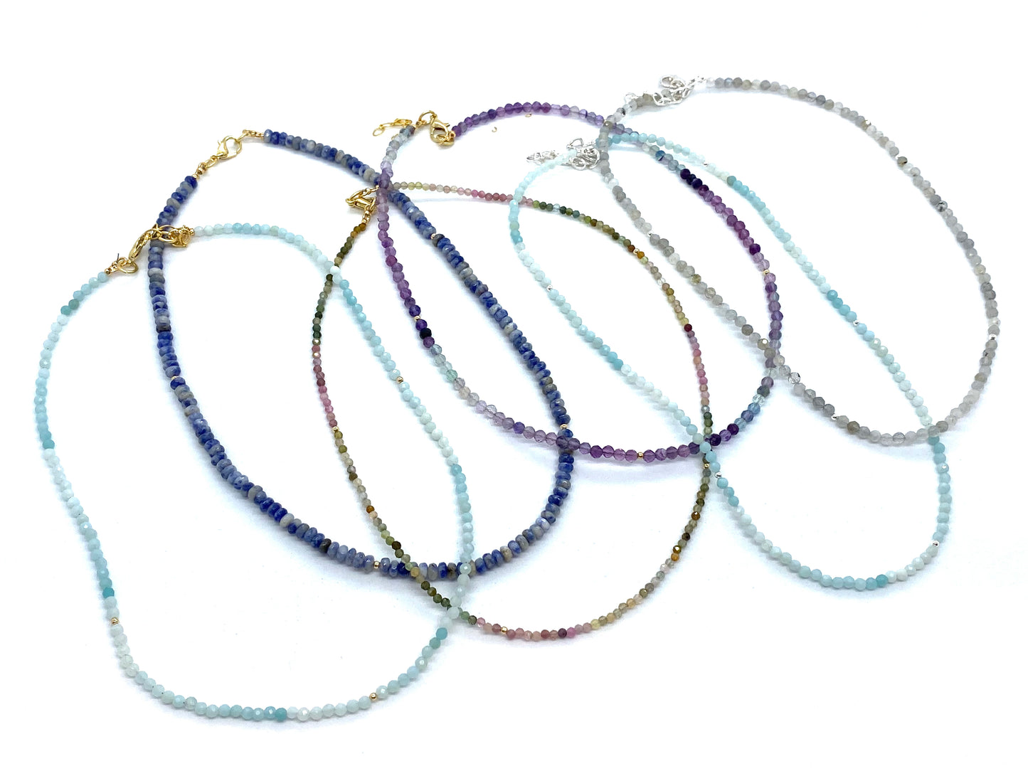 Short gemstone necklaces - Emmis Jewelry, Necklace, [product_color]
