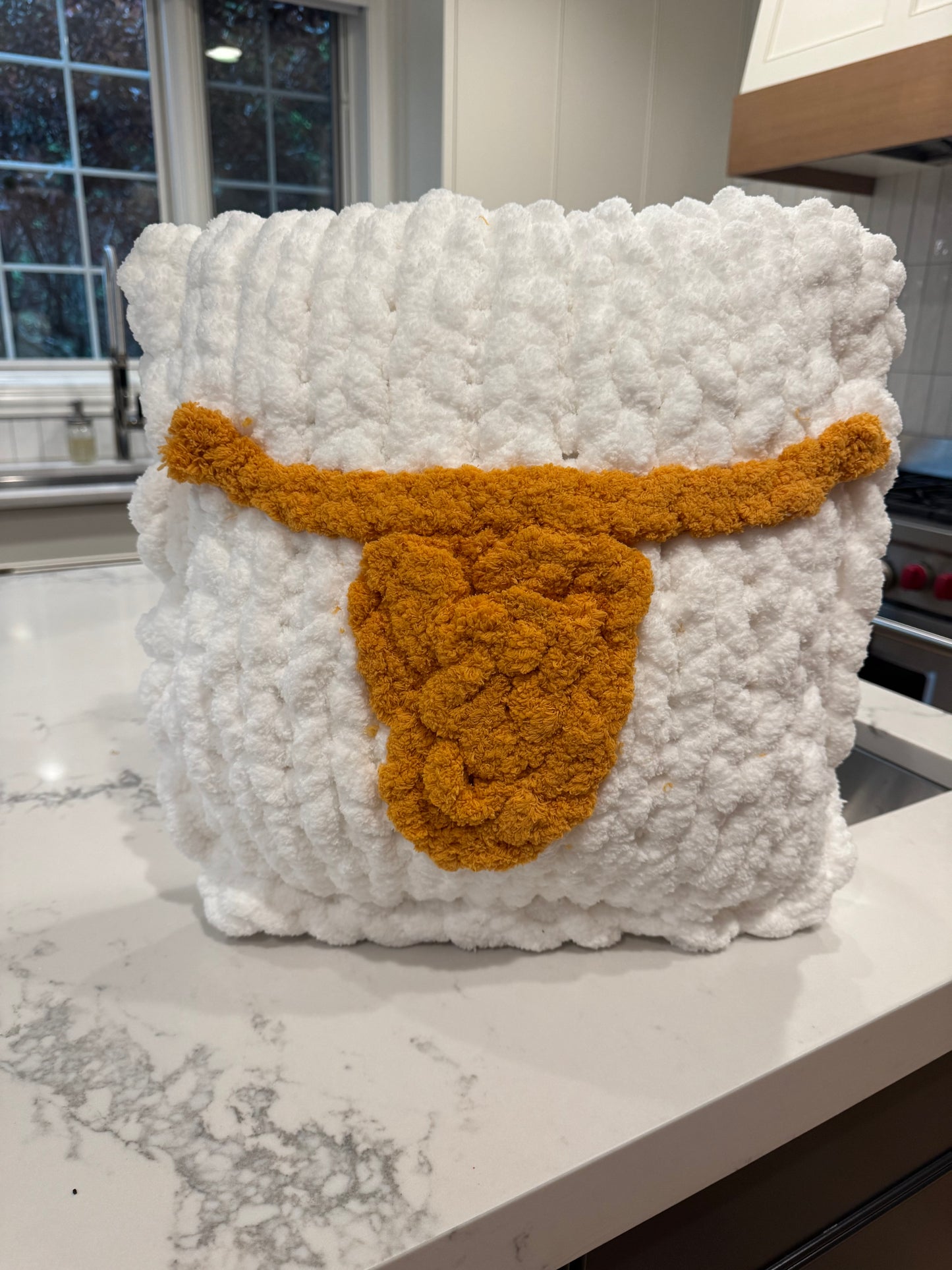Hand Woven Pillow with Logo