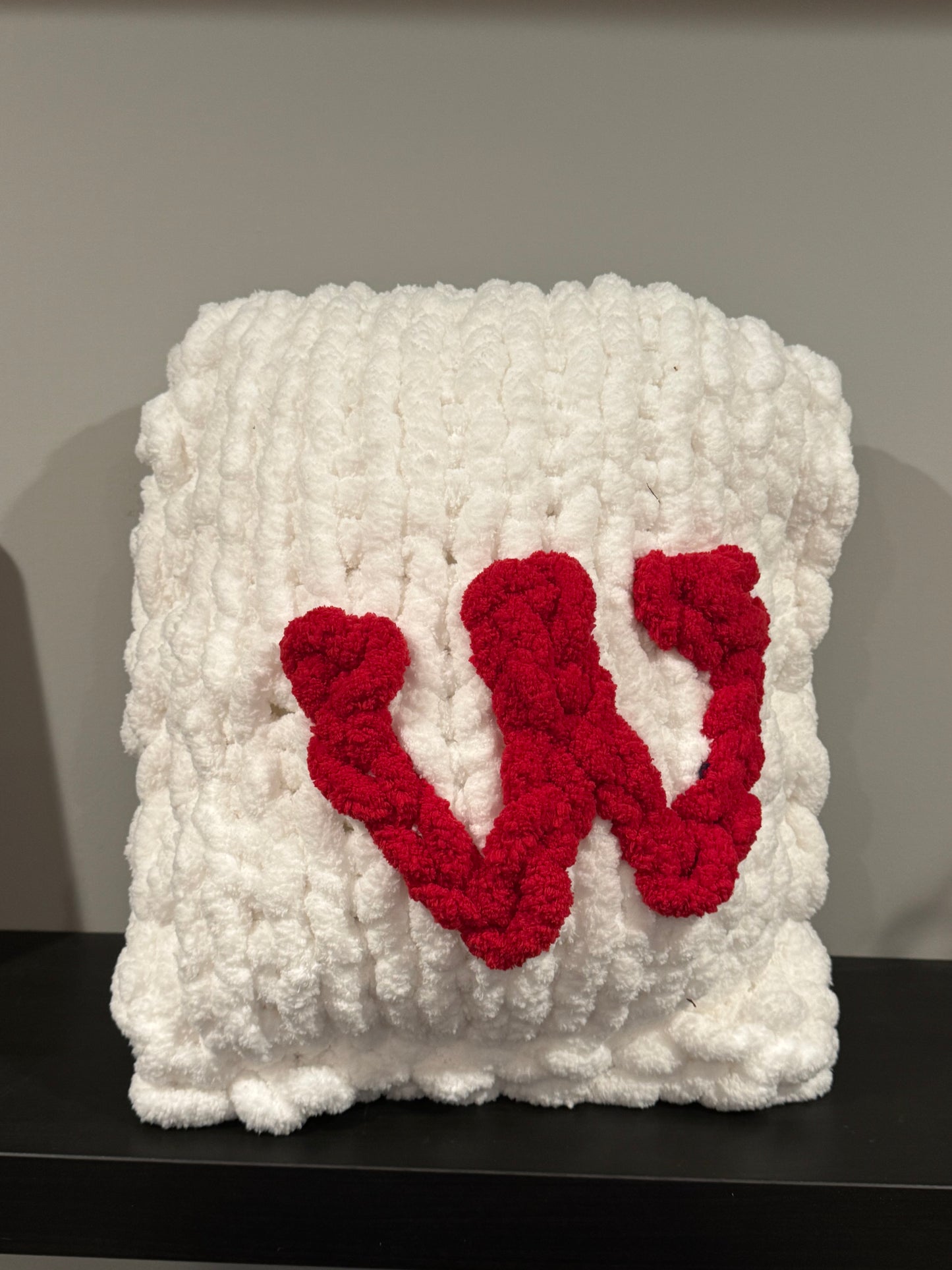 Hand Woven Pillow with Logo