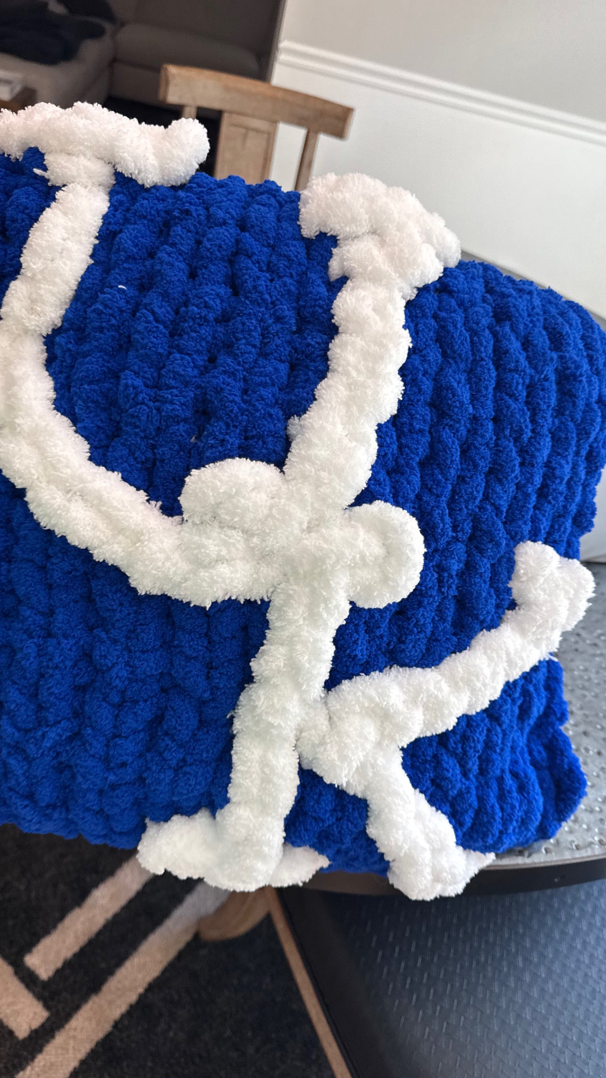 Hand Woven Pillow with Logo