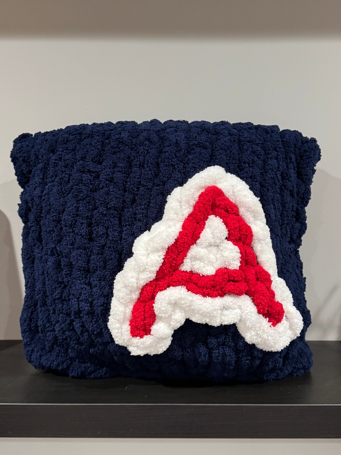 Hand Woven Pillow with Logo