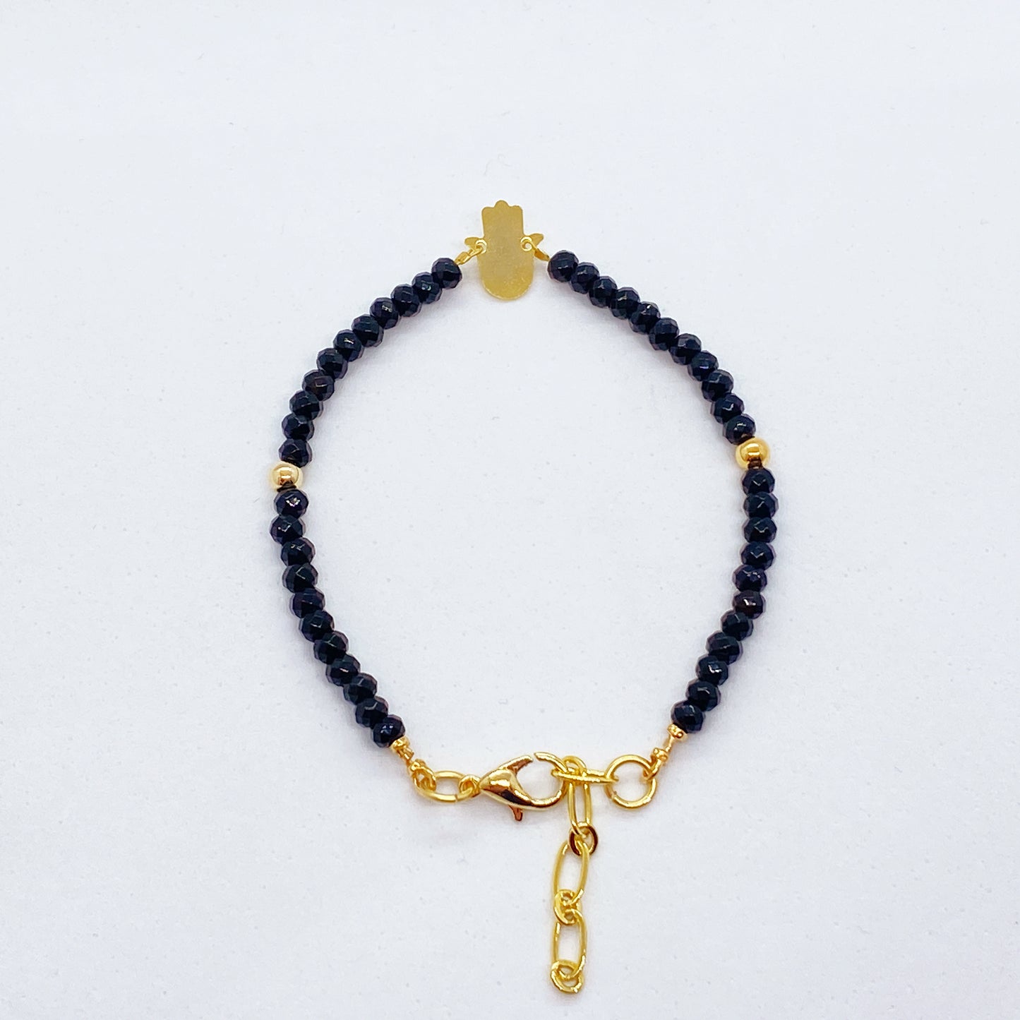 Gemstone & Gold Hamsa Bracelet - Emmis Jewelry, Bracelet, [product_color]
