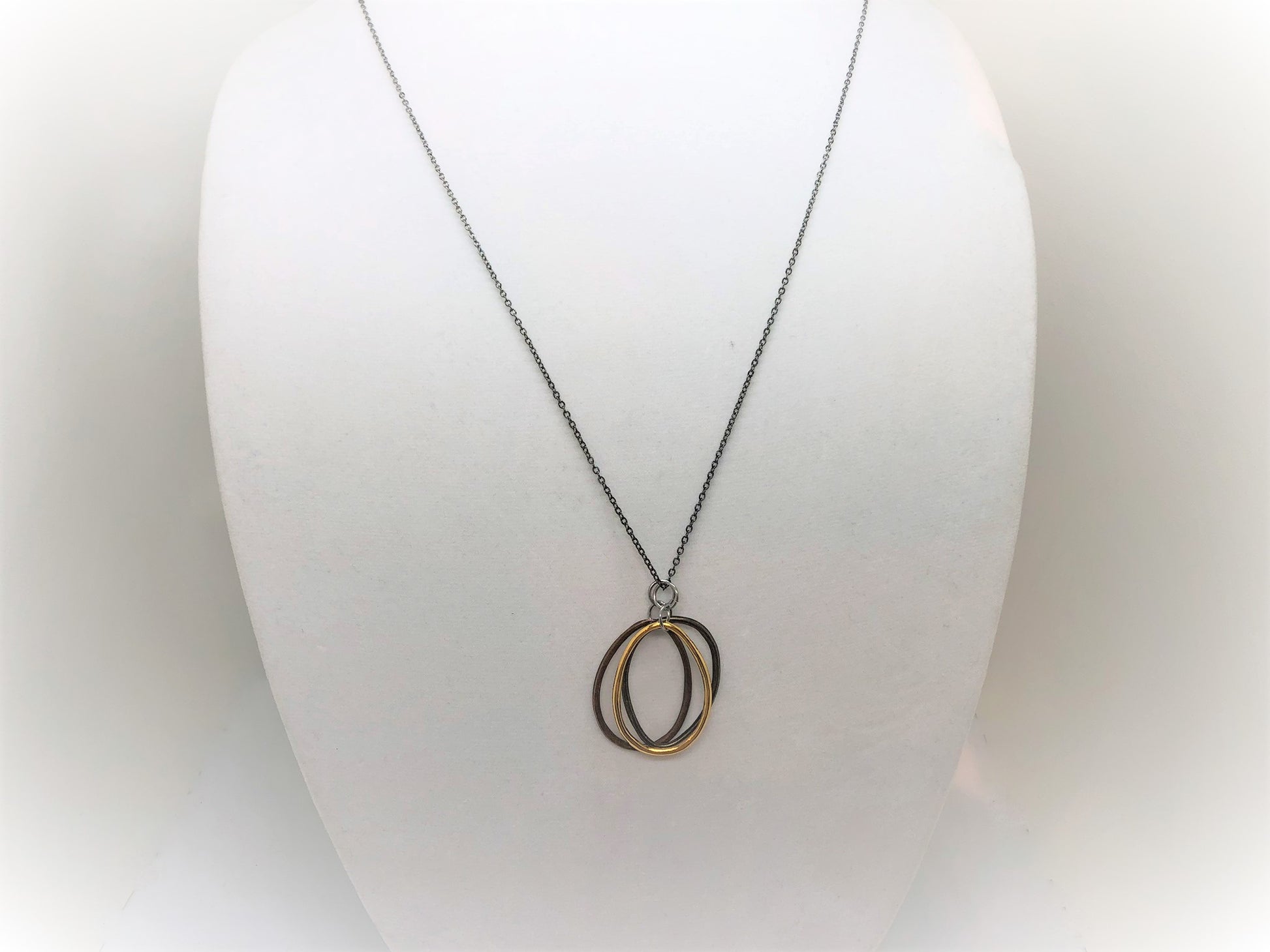 Three Ring Necklace - Emmis Jewelry, Necklace, [product_color]