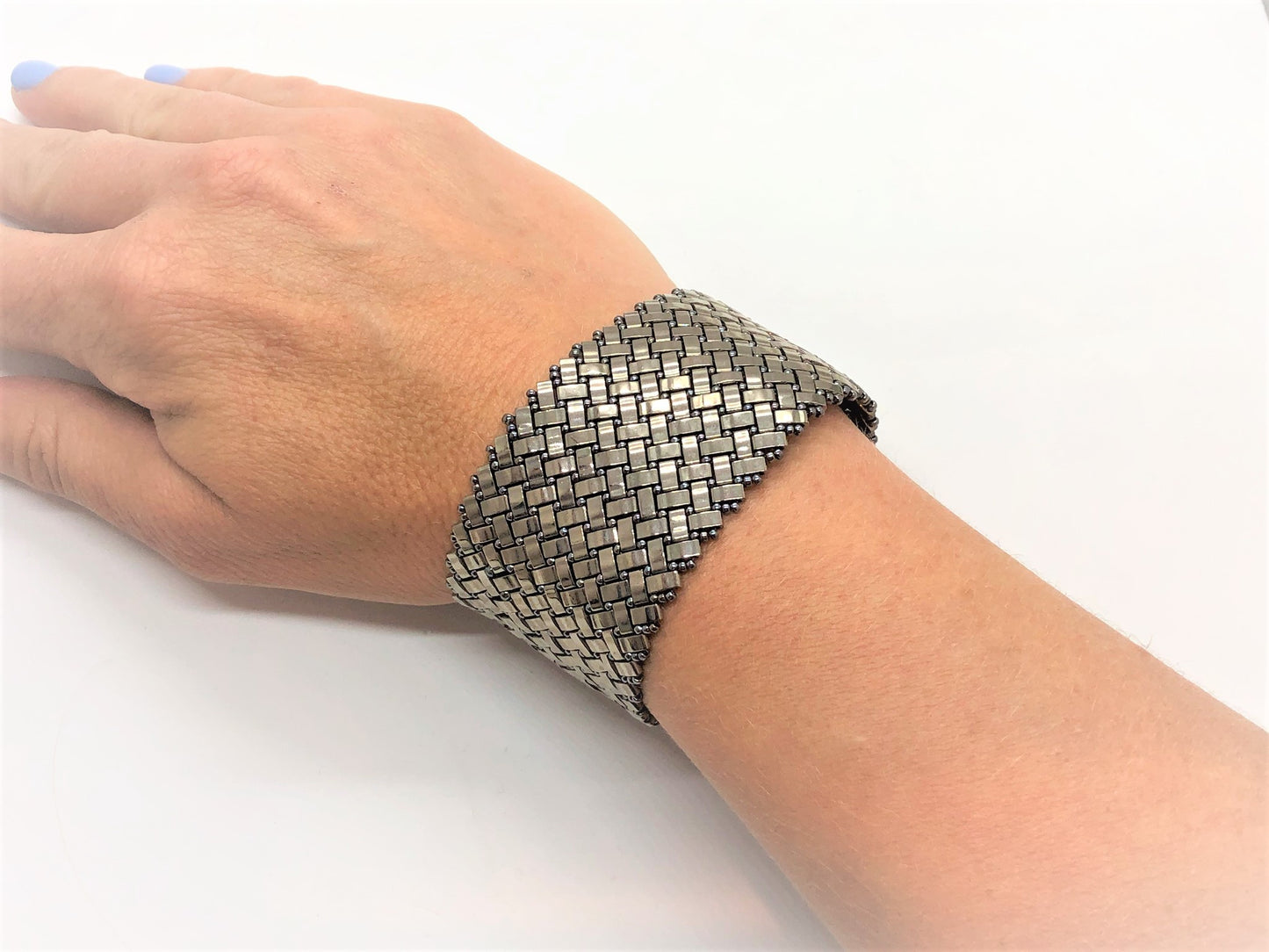 Herringbone Hand Sewn Bracelet - Emmis Jewelry, Bracelet, [product_color]
