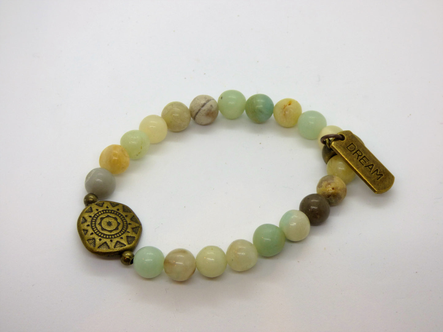Amazonite and Ocean Jasper Single Bracelet - Emmis Jewelry, Bracelets, [product_color]