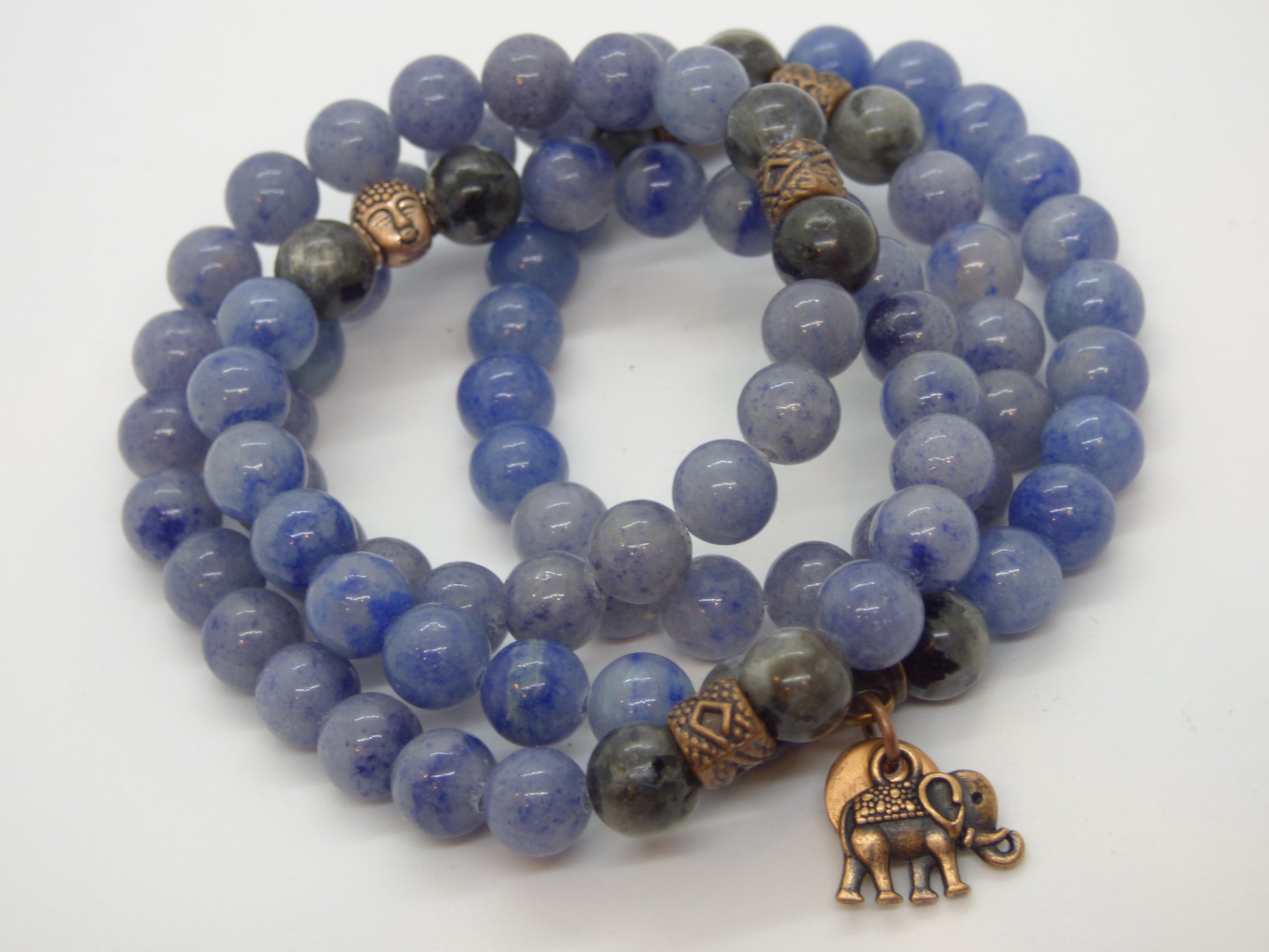 Labradorite and Blue Quartz Wrap - Emmis Jewelry, Necklace, Bracelet, [product_color]