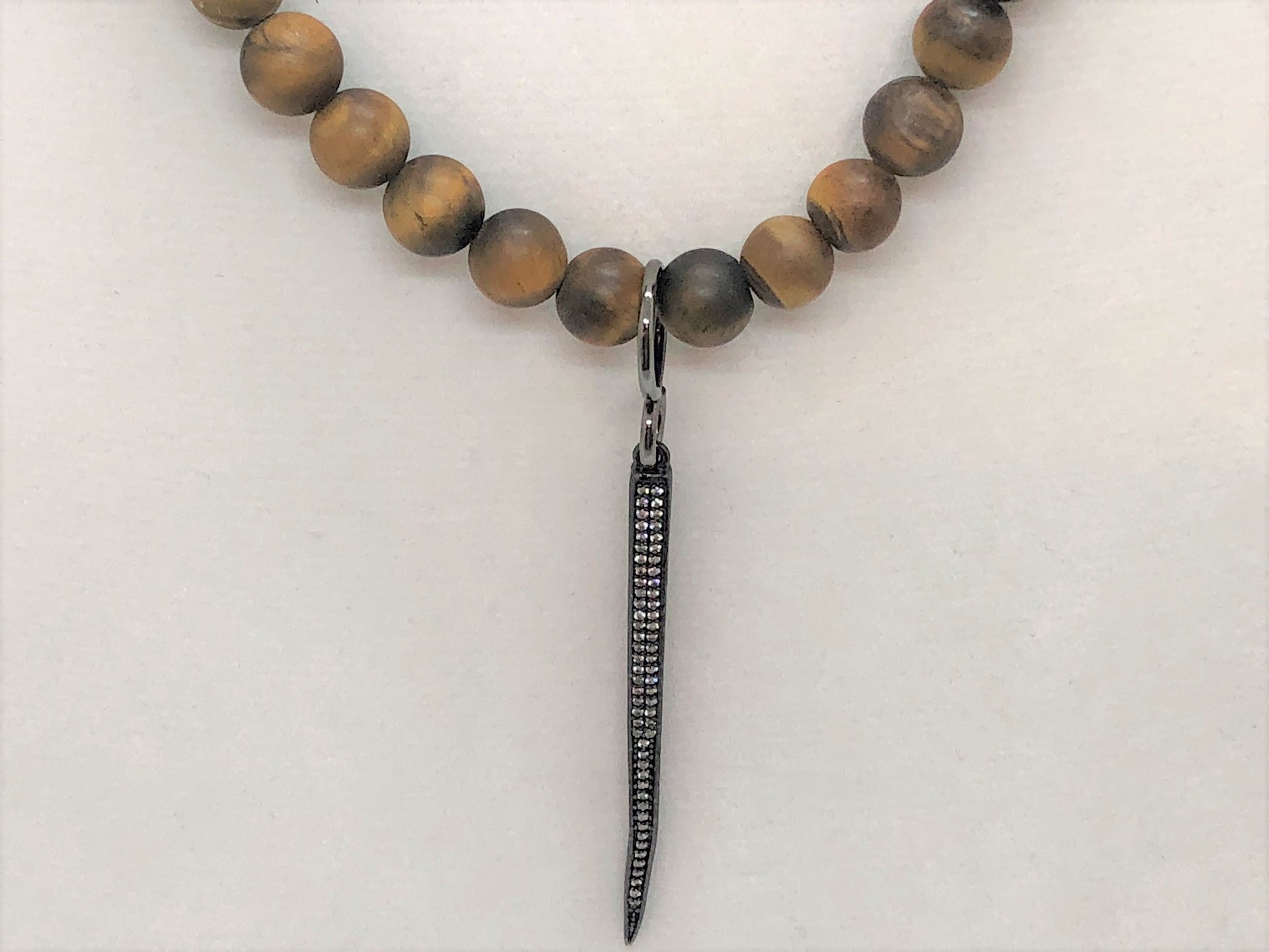 Tiger Eye Necklace with Interchangeable Pendants - Emmis Jewelry, Necklace, [product_color]