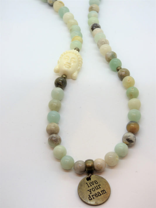 Amazonite and Ocean Jasper Wrap - Emmis Jewelry, Necklace, Bracelet, [product_color]