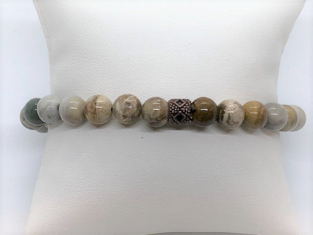 Jasper Stretch Men's Bracelet - Emmis Jewelry, Bracelet, [product_color]